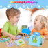 Talking Flash Cards Pocket Speech Toys, 336 Sight Words Montessori Audible Speech Buddy for Toddler Learning (Blue)