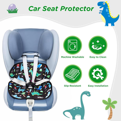 2 Pack Car Seat Protector for Potty Training, Waterproof Piddle Pad Cover with Anti-Slip Backing, Portable Car Seat
