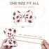 YanJie 3Pcs 4.5" Nylon Hairband for Baby Girls, Newborn Leopard Football Camo Printed Hair Accessories