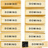 Set 12 Pack Kicko Mini Wooden Dominoes - - Miniature Classic Board Games - Small Blocks, Educational Toys, Game Tiles