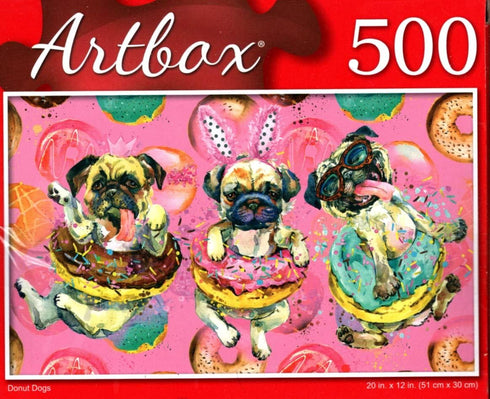 Donut Dogs - 500 Pieces Jigsaw Puzzle for Age 14+
