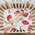 Cover,28" 52" 9" ATTX Fitted Crib Sheet Watercolor Strawberries Baby Sheets for Standard Crib Toddler Mattress Cover