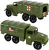 Tim Mee Toy TimMee Plastic Army Men Trucks - OD Green M34 Deuce and a