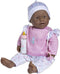 JC Toys La Baby African American 20-inch Soft Body Baby Doll - Washable with Removable Accessories