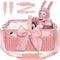 HLWDFLZ Baby Diaper Caddy Organizer - Large diaper basket with Adjustable Shoulder Strap,