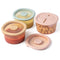 Moonkie Silicone Snack Containers for Kids | 8 oz Baby Food Storage