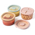 Moonkie Silicone Snack Containers for Kids | 8 oz Baby Food Storage