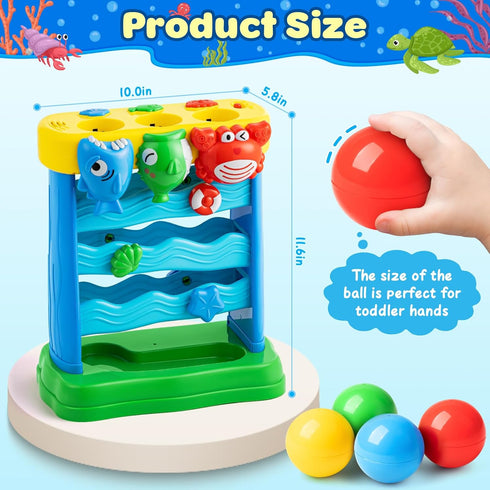 1, 2 12-18 V-Opitos Musical Toys for Years Old Boys & Girls, Feeding Interactive Toddler Toys for Baby Months