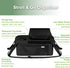haakaa Universal Stroller Organizer - Black, Single Cup Holder, Stroller Caddy Accessories with Shoulder Strap & Extra