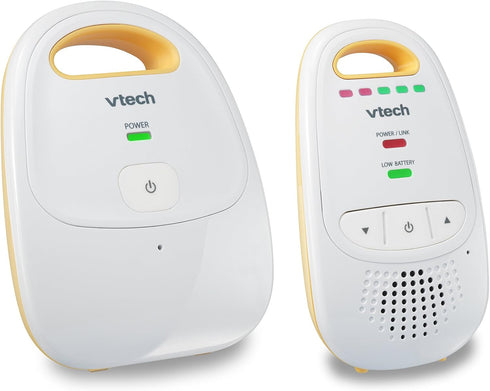 VTech Upgraded Audio Baby Monitor, Rechargeable Battery, Long Range, Crystal-Clear Sound Quality