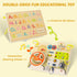 3+ Montessori Busy Board for Toddlers Baby Busy Board Car Steering Wheel Wooden Sensory Board Travel Toys for Fine