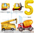 SOIAODRAH 5 Construction Birthday Party Supplies Years Old,Construction Balloons Construction Party Balloon Garland Kit