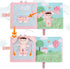 Soft Cloth Books for Baby Gift, Activity Quiet Cloth Books, Developmental Toys for Toddlers and Infants, Gift for 0-2