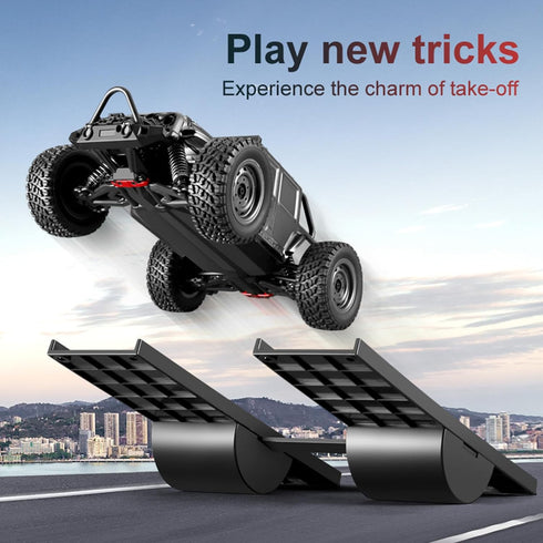 Hobby Fans RC Car Jump Ramp Takeoff Board, Stunt Playset for 1/8 1/10 1/12 1/14 1/16 RC Crawler Accessories