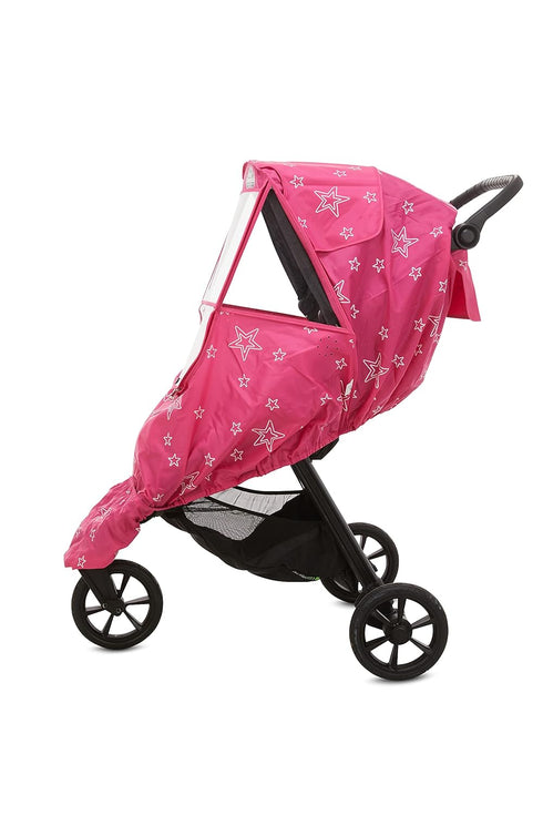 First Essentials Stroller Rain Cover Universal, Baby Travel Weather Shield, Windproof Waterproof, Protect from Dust