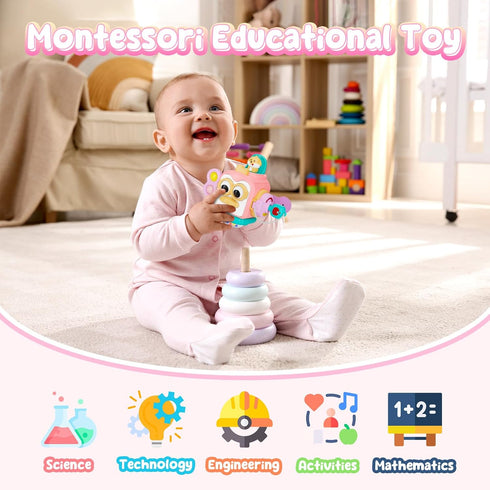 1 1 1-3,Fine 6, 9, 10, 12, 18 OSIMILY Toys for Year Old Girl, Busy Cube Gift for Year Old Girl,Sensory Toys
