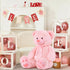 36 inch 3ft MorisMos Big Teddy Bear Stuffed Animal, Large Bear Plush, Big Stuffed Bear with Footprints Gifts for Kids