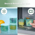 Containers,3 oz Safe,6 Pack,Pea haakaa Mini Meal Silicone Storage Silicone Baby Food Containers with Airtight