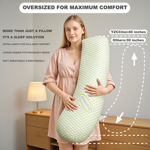 YZCCtixi Pregnancy Pillow for Women - Maternity Pillow for Back Pain Relief & Full Body Support, Soft Sleeping Pillow