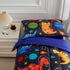 Set Set 4 Set Kids Comforter Sheet - Soft and Breathable Bed Includes Quilted Comforter, Fitted Sheet, Flat Top Sheet