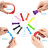 10Pcs Vanblue Fidget Toy Marble Mesh Sensory Marble and Mesh Fidget Stress Relieve Toy for Kids Adults ADHD Add Autism