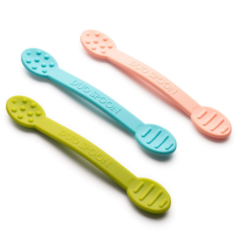 Special Supplies Duo Spoon Oral Motor Therapy Tools, 3 Pack, Textured Stimulation