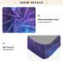 Bseiialft 52 28 Purple Blue Galaxy Space Crib Sheets for Boys Girls Soft and Breathable Cotton Baby Sheets for Standard