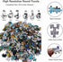 1000 Pieces Round Jigsaw Puzzles for Adults - Moruska Zodiac Horoscope Astrology Puzzle