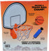 Clip-On Trash Can Basketball Set with Hoop, Inflatable Mini Basketball and Hand Pump for Office Home Fun