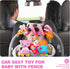 Jollybaby Baby Car Seat Stroller Toys, Plush Activity Hanging Spiral with Music Box for Babies (Pink)