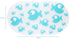 Large Non-Slip Baby Bath Mat With Strong Suction Cups, Baby Bath Tub Time Essentials, Blue Fish by Bizzu