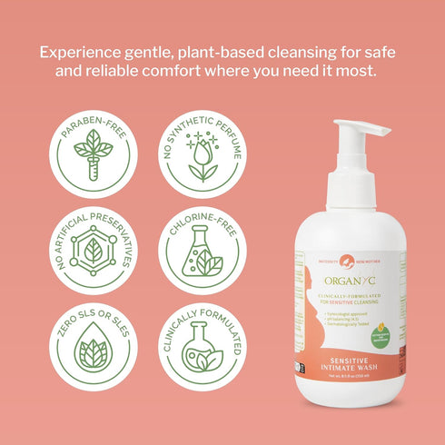 Maternity Bundle: Organyc Baby Shampoo & Body Wash with Feminine Wash