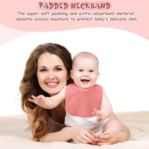 Twistover Soft Baby Bibs for Teething and Drooling