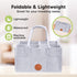 KeaBabies Portable Diaper Changing Pad and Baby Diaper Caddy Organizer - Waterproof Foldable Baby Changing Mat - Large