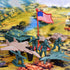 Liberty Imports 124 PCS Army Men Toy Figures, Military Forces Bucket Play Set, World War II Battle