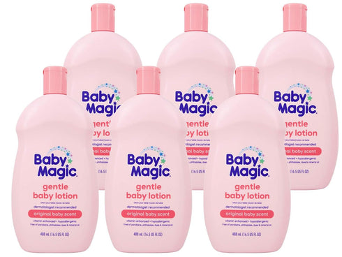 Baby Magic Gentle Baby Lotion | 16.5 Fl Oz (Pack of 6)