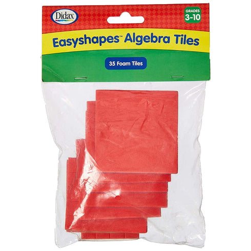 Didax Educational Resources Easyshapes Algebra Tiles (35 Pieces)