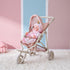 15-18 Inch 3+ Olivia's Little World Baby Doll Stroller with Canopy & Storage Basket Foldable Jogging Doll Pram Carriage