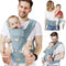 SNOOZYNEST Baby Carrier Newborn to Toddler with Hip Seat, Soft 6-in-1 Ergonomic All
