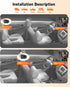 Rimoody 4.3'' 360 Baby Car Camera for Backseat, HD Display Baby Car Mirror with Night Vision Feature, Wide View Angle