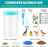Light Up Dinosaur Terrarium Kit for Kids, Educational Science Kits Gardening Kit for Kids Boys and Girls, Creative Dinosaur Toys for Boys, Arts and Crafts for Kids Birthday Gifts for Ages 4 5 6 7 8-12