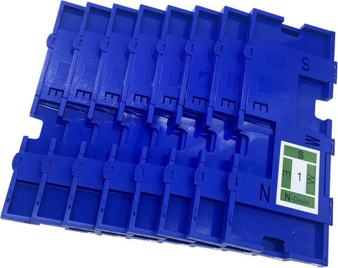 8PCS Bridge Game Duplicate Boards, Bridge Kit for Cards Game, Each Board Includes Directions, Dealer, Suit for Parties