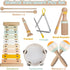 Baby Musical Instruments - Montessori Wooden Percussion Set for Toddlers 1-3, Modern Boho Xylophone Gifts