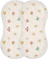 decor gift 4 Pack 22x11in Cotton Large Burp Cloths for Baby Good Absorbent? Daisy Flower Offwhite spit up Rags