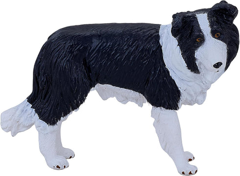 MOJO Border Collie Hand Painted Realistic Toy Figurine