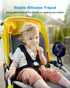 Stroller Fan USB Rechargeable, Portable Battery Operated Cooling Fan with Flexible Tripod Clip for Baby Stroller