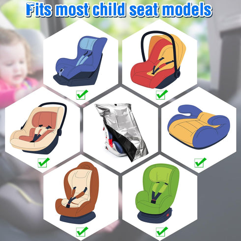 NNG 2Pcs Baby Car Seat Sun Shade Cover,Infant Car Seats Heat Protector,Baby Travel Accessories to Keep Toddler Seats at