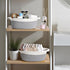 4 Pack Small Woven Basket with Handles, Cotton Rope Shelf Storage Basket, Cute Baby Gift Basket for Nursery Bedroom -