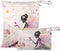 Gravopti Flower Angel Butterfly Wet Dry Bags Set of 2, Reusable Waterproof Organizer