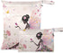 Gravopti Flower Angel Butterfly Wet Dry Bags Set of 2, Reusable Waterproof Organizer
